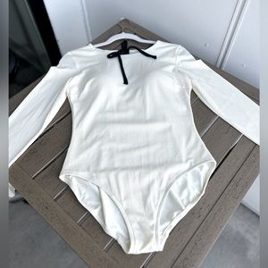 Textured, Modest & Cute! Boutique One Piece Swimsuit (Size 8)